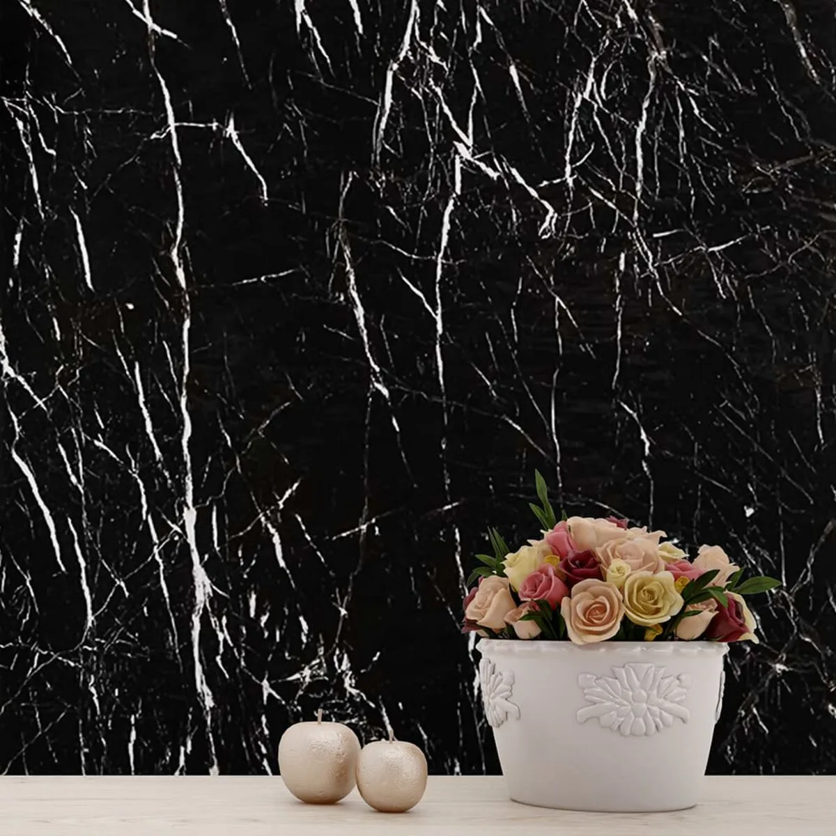 Самоклеюча стінова PET плитка у рулоні 600х3000х2mm SW-00001694 – зображення використання 9