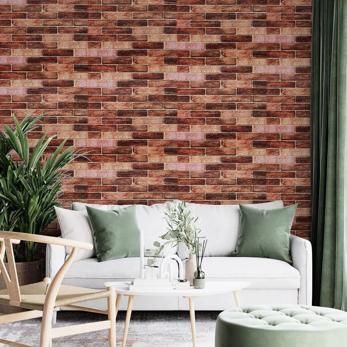 b642730d8e-5_resize_1200x1200 179-3 Панель стінова 3D 700ммх770ммх3мм BROWN (цегла) (D) SW-00001771 – зображення використання 5