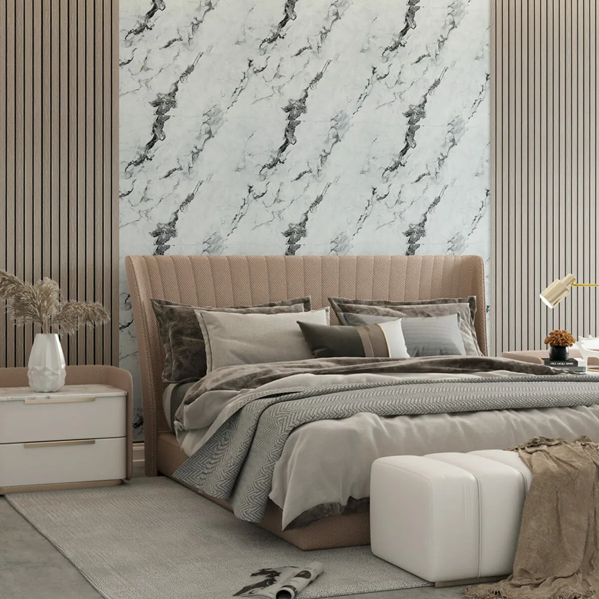 Самоклеюча стінова PET плитка 600х300х2mm (D) SW-00002307 – зображення використання 5