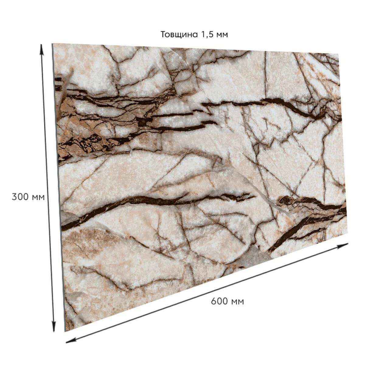 ba62892207-2_resize_1200x1200 Самоклеюча вінілова плитка 600х300х1,5мм, ціна за 1 шт. (СВП-108) Глянець SW-00000723 – додаткове зображення 2