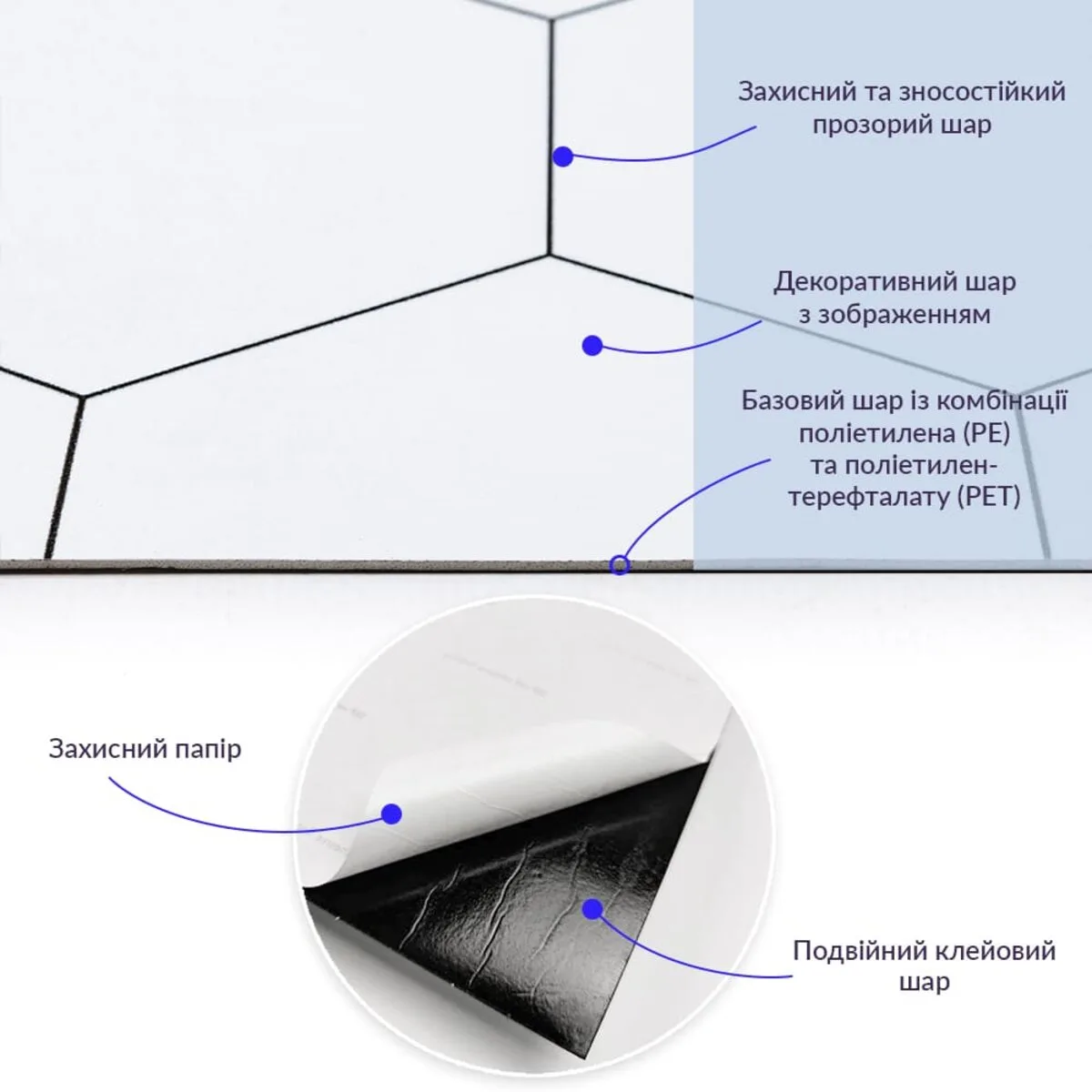 c61782d2a9-2_resize_1200x1200 Самоклеюча вінілова плитка 600х600х1,5мм, ціна за 1 шт. (СВП-212) Глянець SW-00000518 – додаткове зображення 2