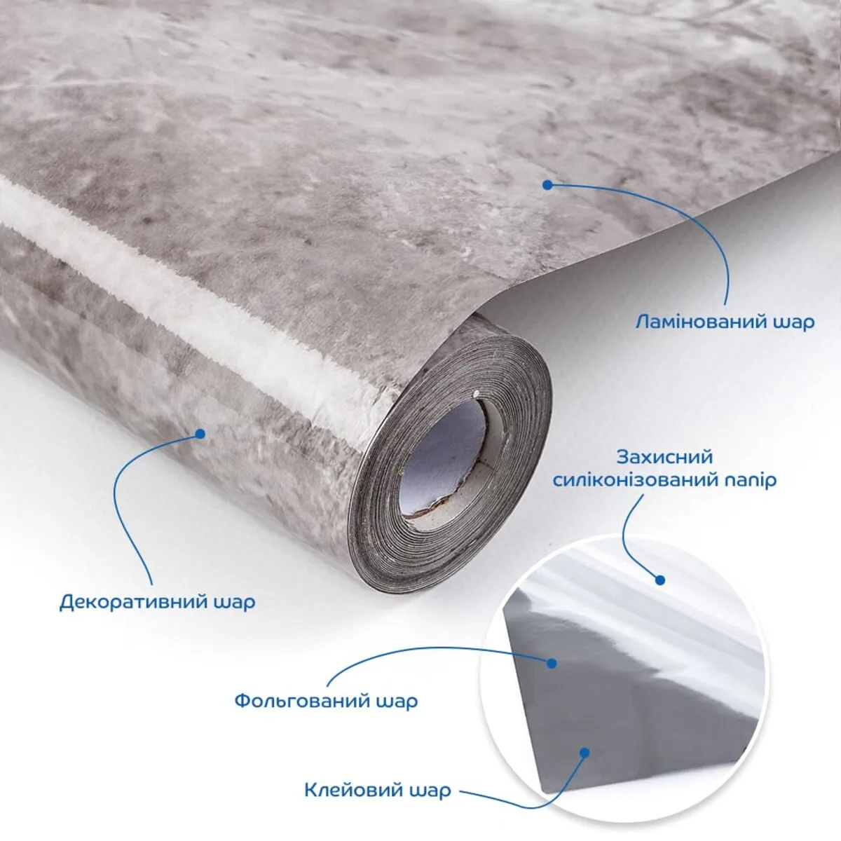 Плівка на самоклейці 60cmх10m SW-00002391 – додаткове зображення 2