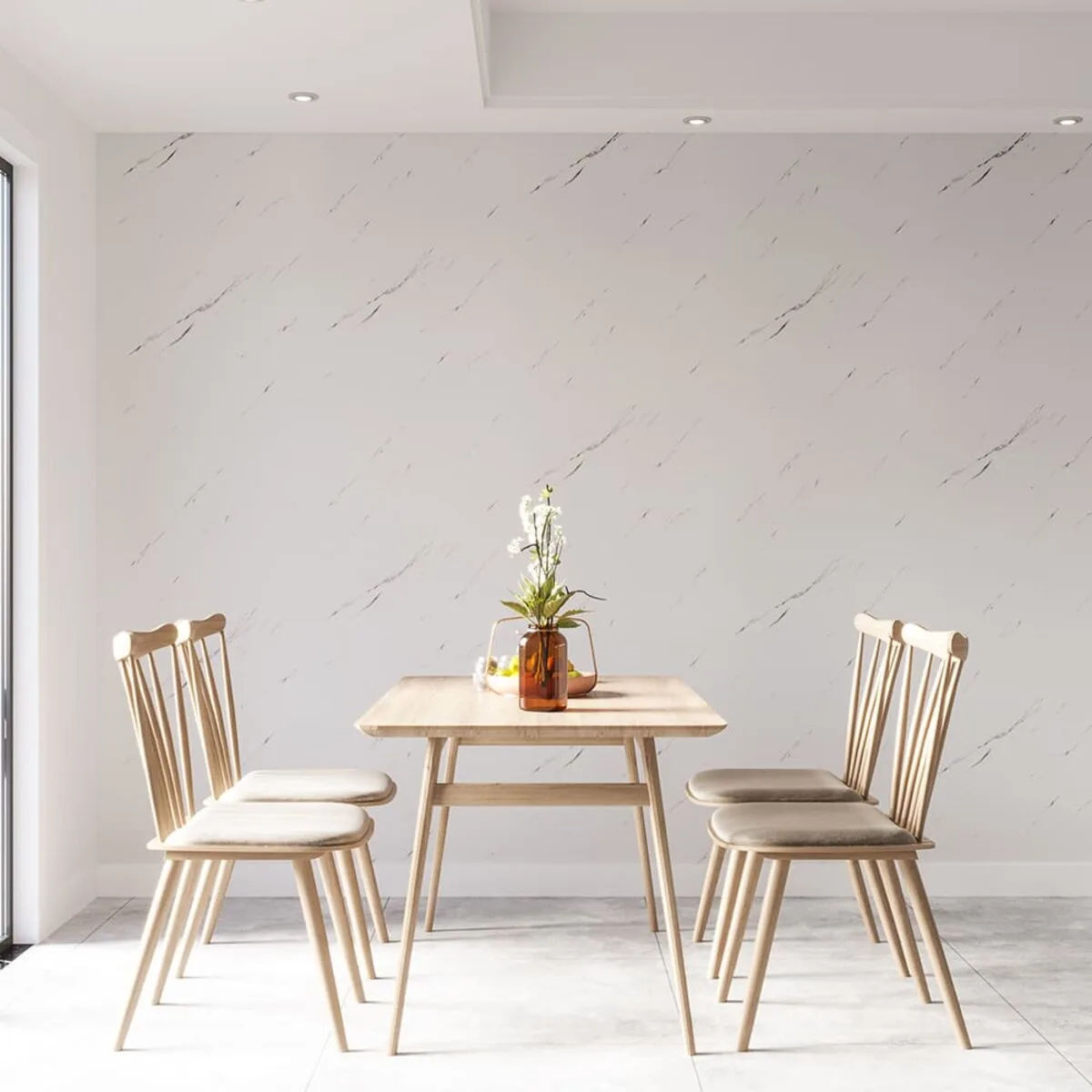 Самоклеюча стінова PET плитка у рулоні 600х3000х2mm SW-00001698 – зображення використання 9