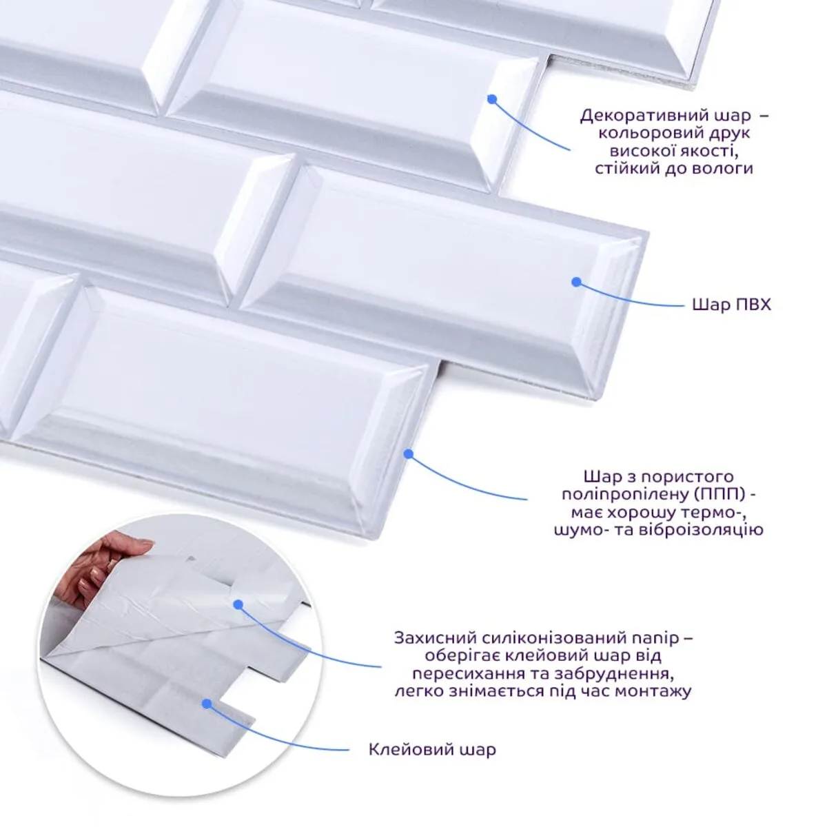 d9214b36a2-2_resize_1200x1200 Декоративна ПВХ плитка на самоклейці цегла 300х300х5мм, ціна за 1 шт. (СПП-501) SW-00000665 – додаткове зображення 2