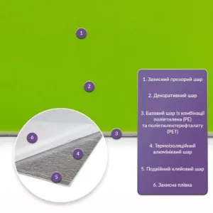 Самоклеюча стінова PET плитка 900х400х2mm (D) SW-00002254 – додаткове зображення 2