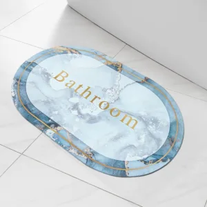 Вологопоглинаючий килимок мармур «Bathroom» 38х58CMх3MM (D) SW-00001569