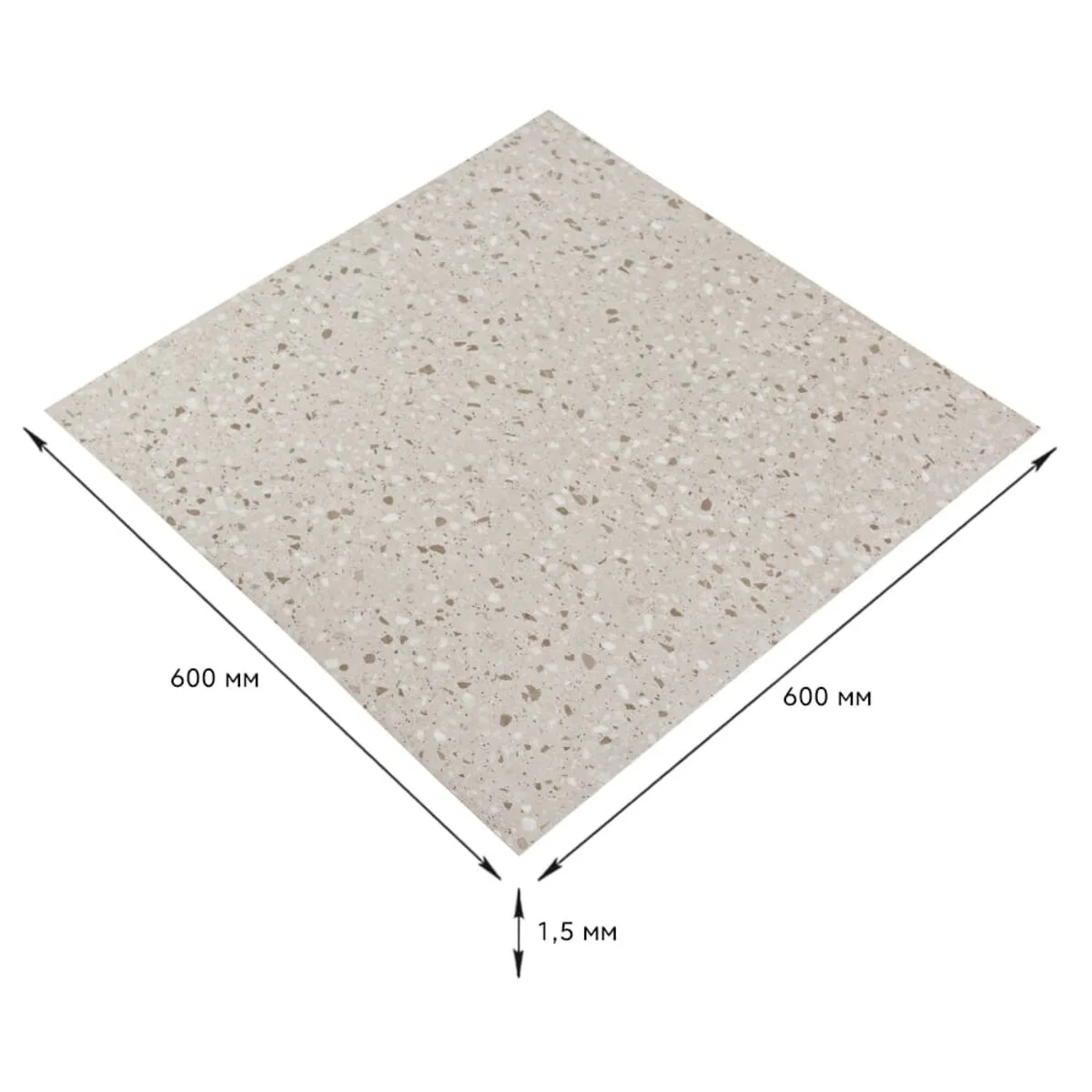 Самоклеюча LVT плитка 600х600х1.5mm (D) SW-00001587 – додаткове зображення 2