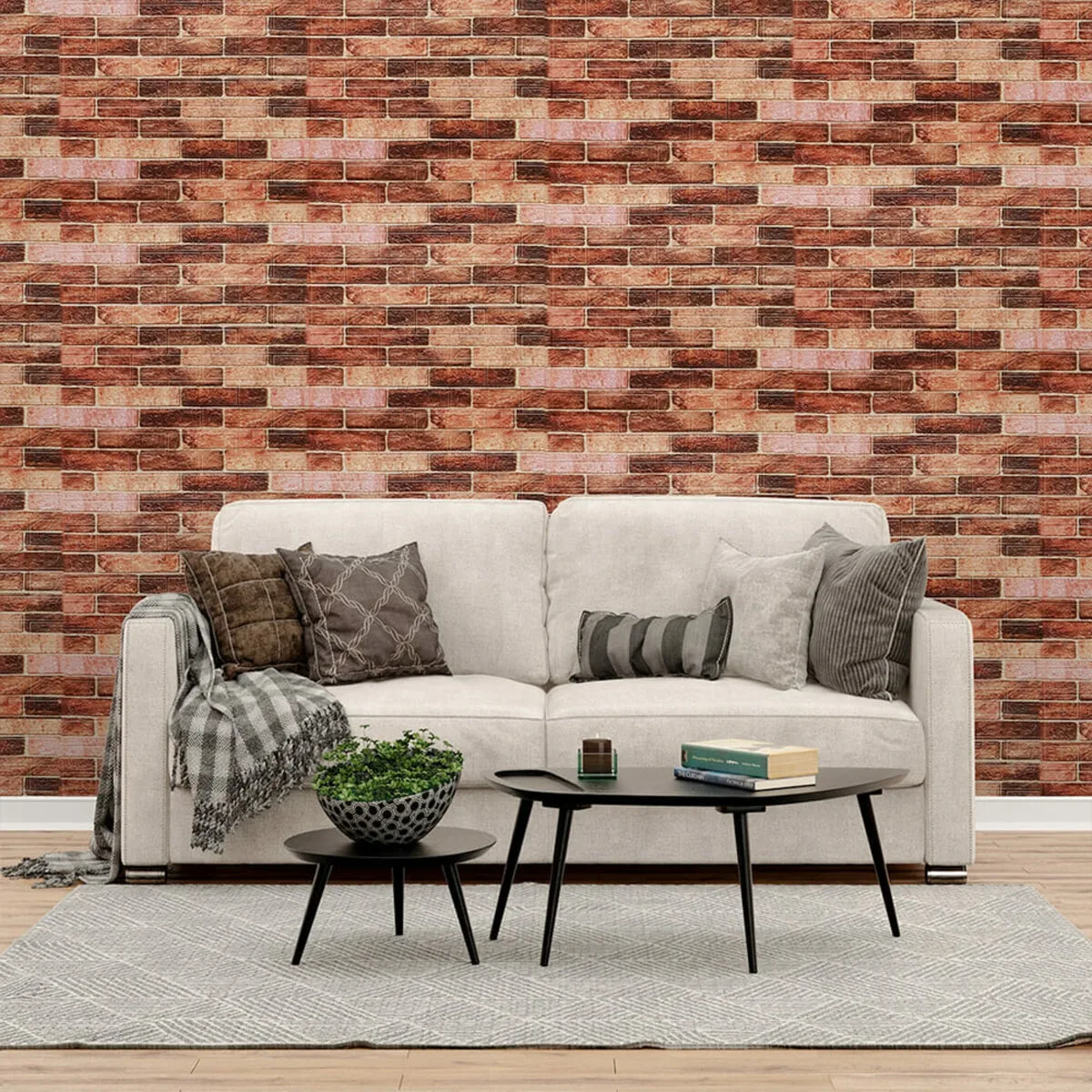 e3486657cc-5_resize_1200x1200 Самоклеюча декоративна 3D панель під коричневу цеглу катеринослав 700х770х5мм (179) SW-00000248 – зображення використання 5