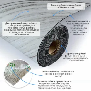 Підлогове вінілове покриття самоклеюче в рулоні 3000х600х1,5мм SW-00001820 – додаткове зображення 2