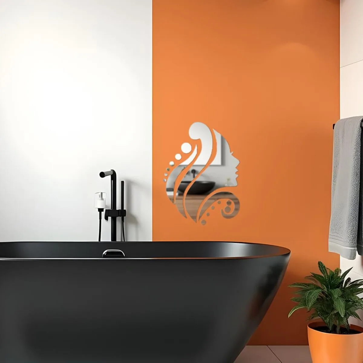 e4eab4f414-5_resize_1200x1200 Дзеркальний декор акриловий самоклеючий Обличчя срібло,16шт (D) SW-00002504 – зображення використання 5