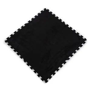 Підлога-пазл плюшевий ЧОРНИЙ 60х60х1cm (D) SW-00002079