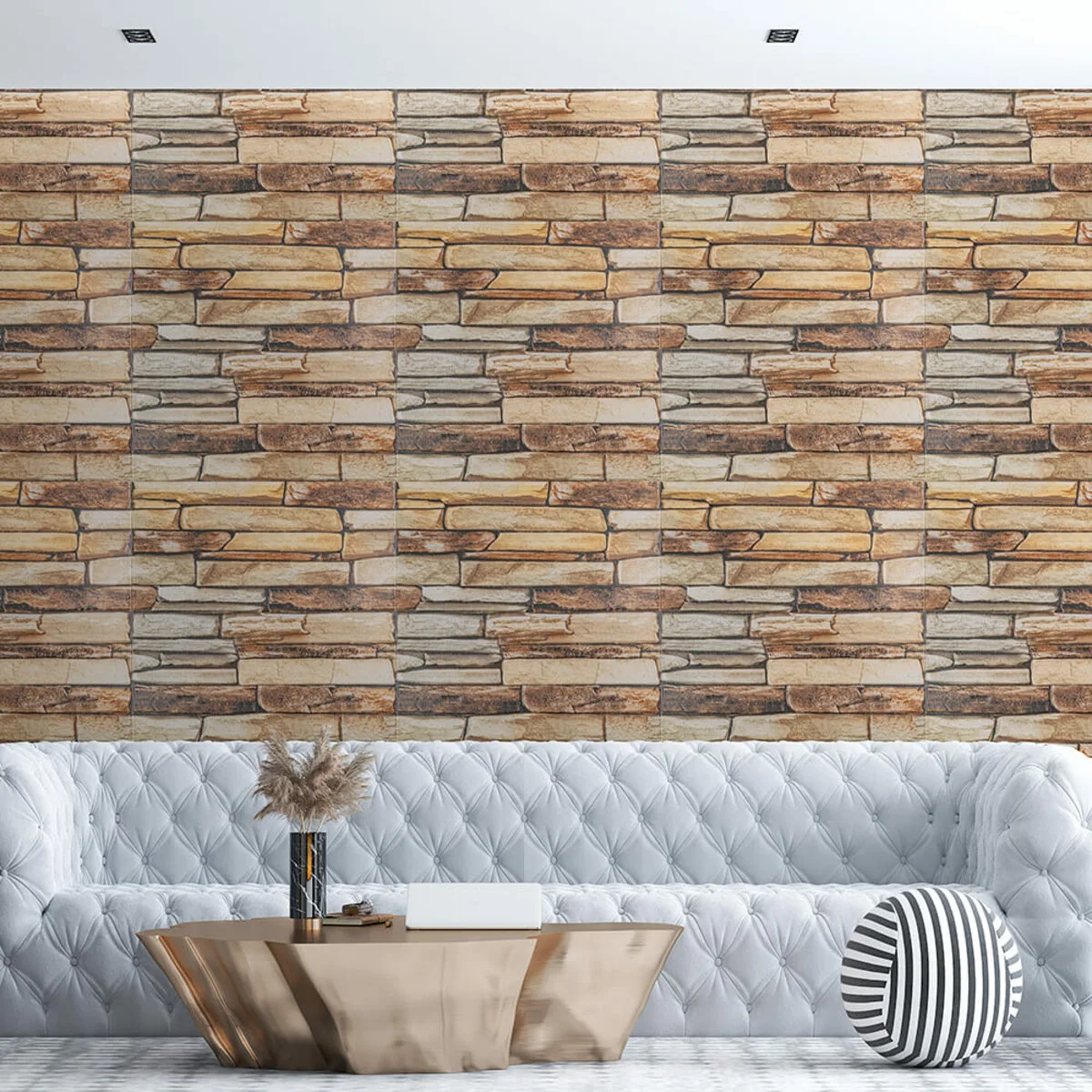 e94ff6576a-5_resize_1200x1200 Панель стінова 3D 680х680х4mm коричневий сланець (D) SW-00002002 – зображення використання 4