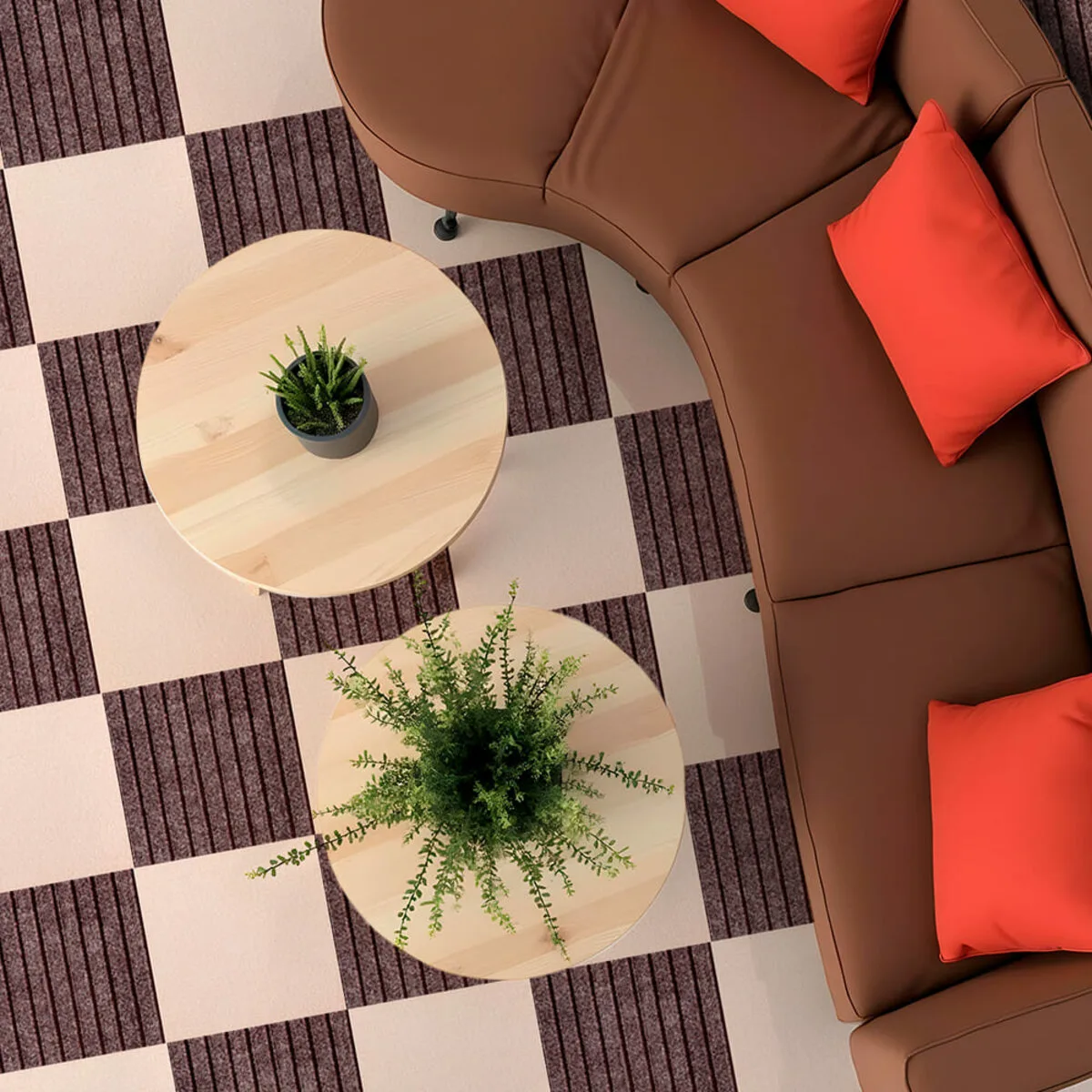 ed95ea83c6-7_resize_1200x1200 Самоклеюча плитка під ковролін молочний 300х300х4,5MM (D) SW-00002482 – зображення використання 7