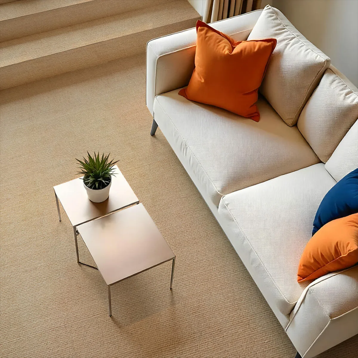 f048457150-5_resize_1200x1200 Самоклеюча плитка під ковролін в рулоні бежевий 600х3000мм SW-00002583 – зображення використання 5