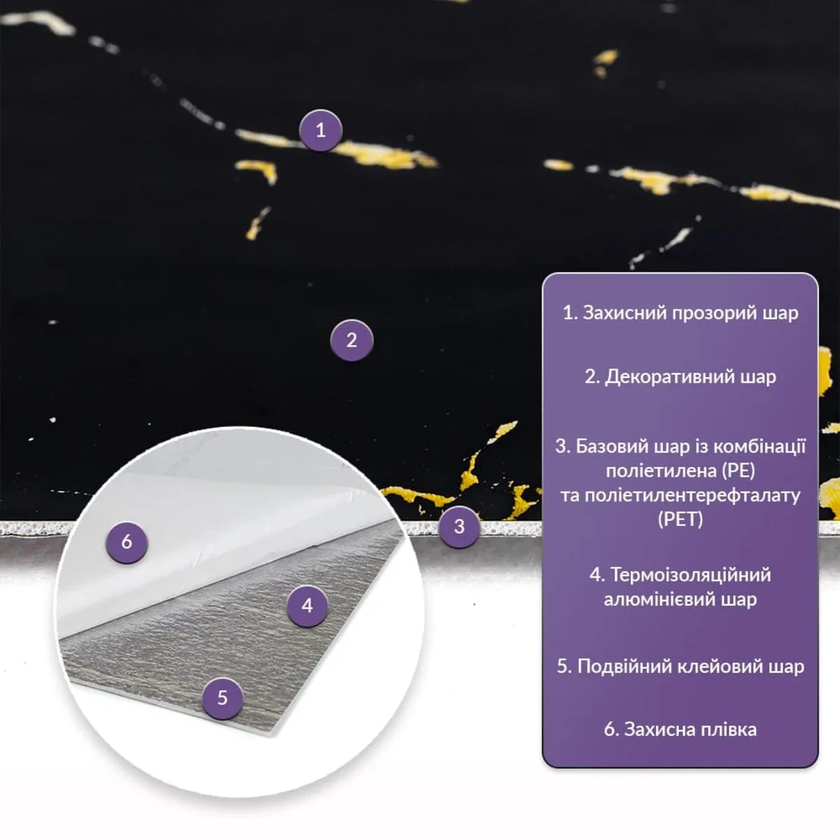 Самоклеюча стінова PET плитка 600х300х2mm (D) SW-00002302 – додаткове зображення 2