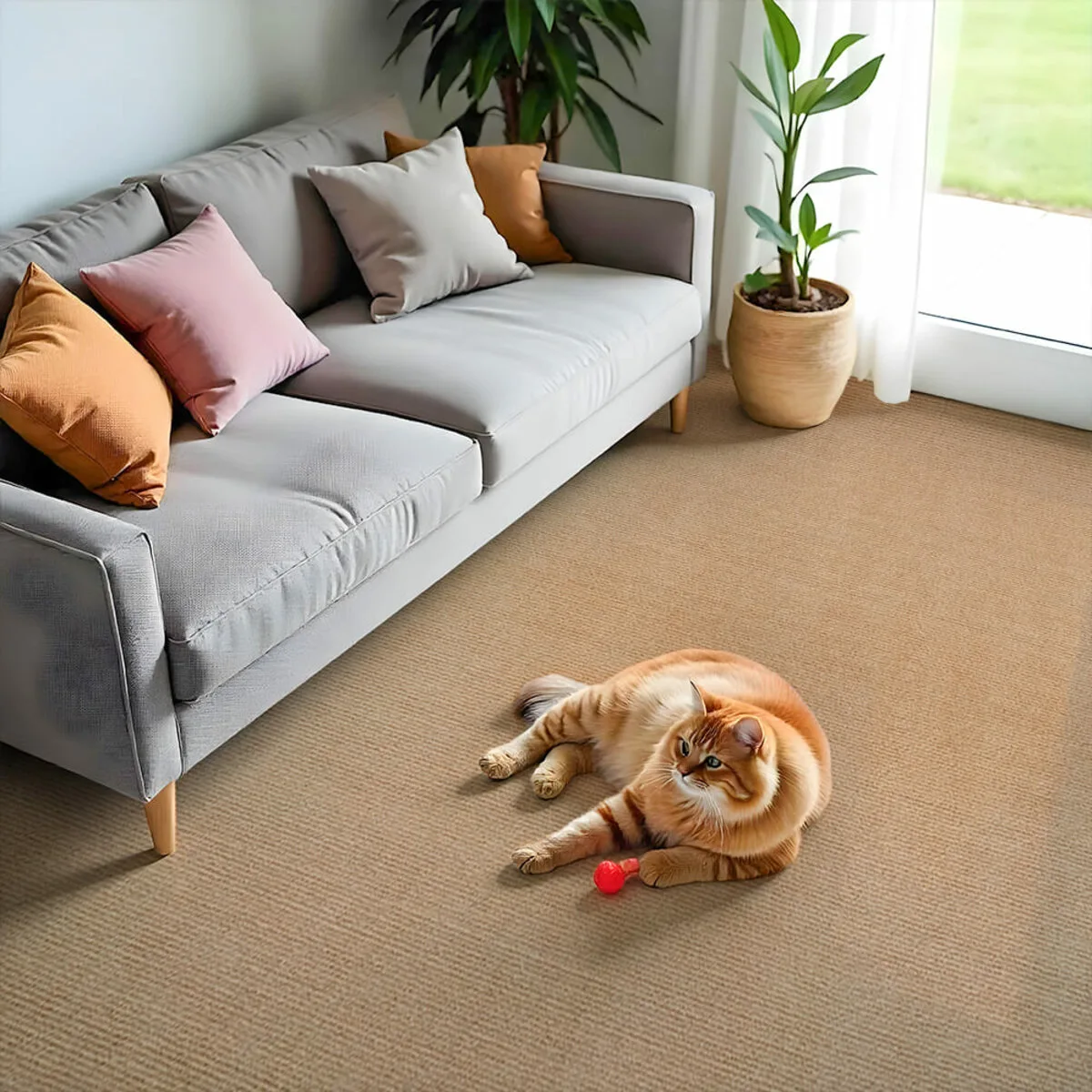 f1c96f91d2-6_resize_1200x1200 Самоклеюча плитка під ковролін в рулоні бежевий 600х3000мм SW-00002583 – зображення використання 6