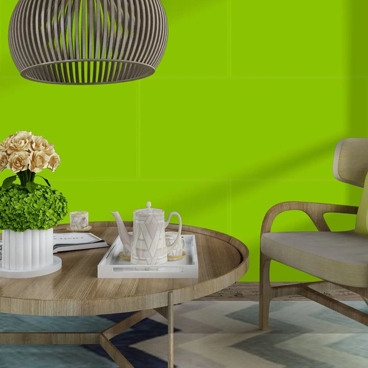 Самоклеюча стінова PET плитка 900х400х2mm (D) SW-00002254 – зображення використання 6