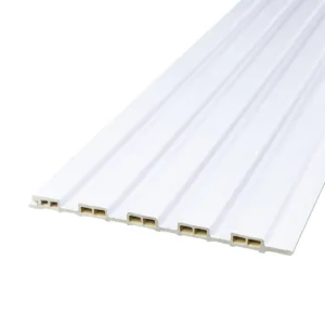 Рейка декоративна WPC стінова білий 3000х150х9мм SW-00001866