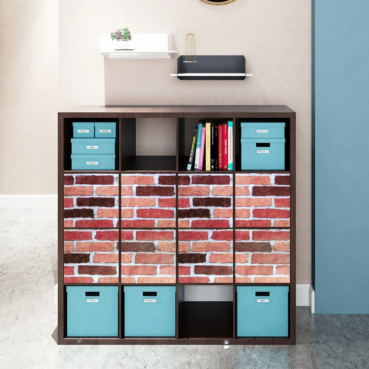 Самоклеюча плівка бордова цегла 0,45х10м SW-00001271 – зображення використання 5